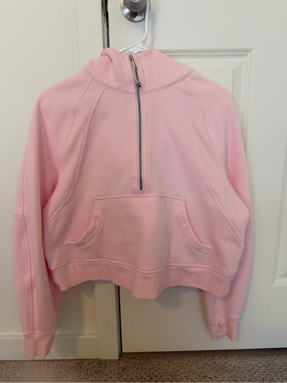 lululemon athletica Half-Zip in Strawberry Milkshake